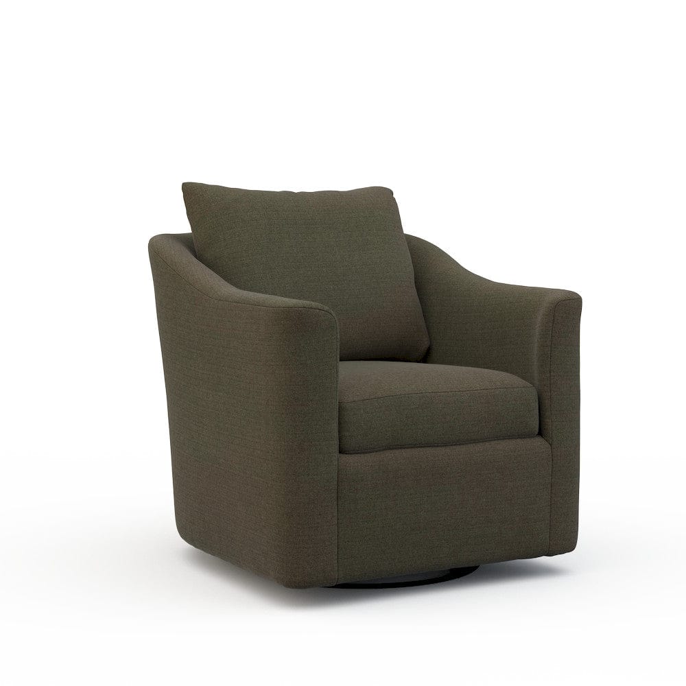 Lillian August - Kira Swivel Chair in Cristo-Brown - LA7221C-Cristo-Brown view 1