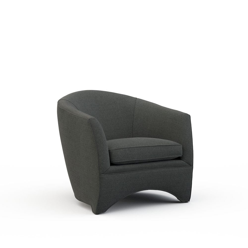 Lillian August - Leo Chair in Cristo-Charcoal - LA3146C-Cristo-Charcoal view 1
