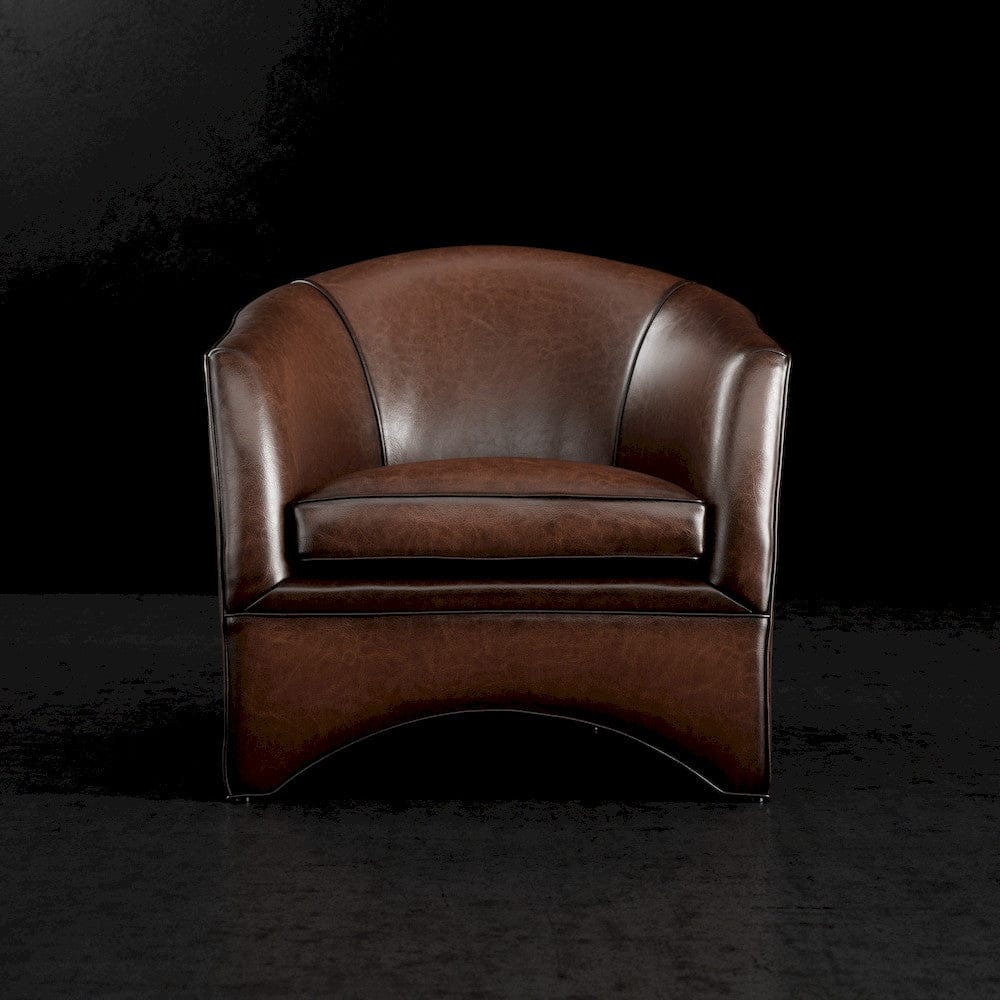 Lillian August - Leo Chair in Sauvage-Pecan-Black - LL3146C-Sauvage-Pecan-Black view 1