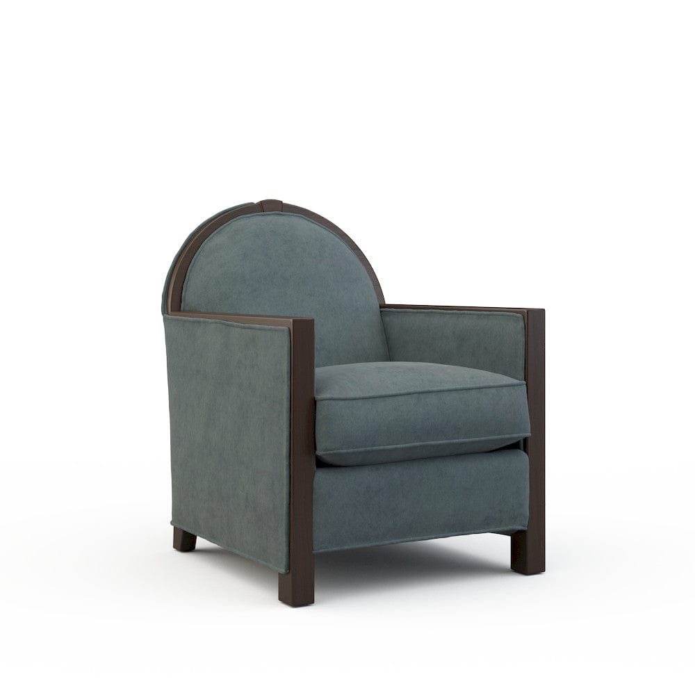 Lillian August - Leon Chair in Limestone-Blue - LA4137C-Limestone-Blue view 1