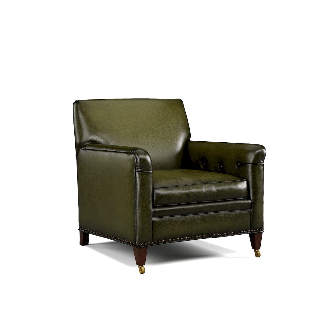Lillian August - Lev Chair in Sauvage-Olive-White - LL4148C-Sauvage-Olive-White view 1