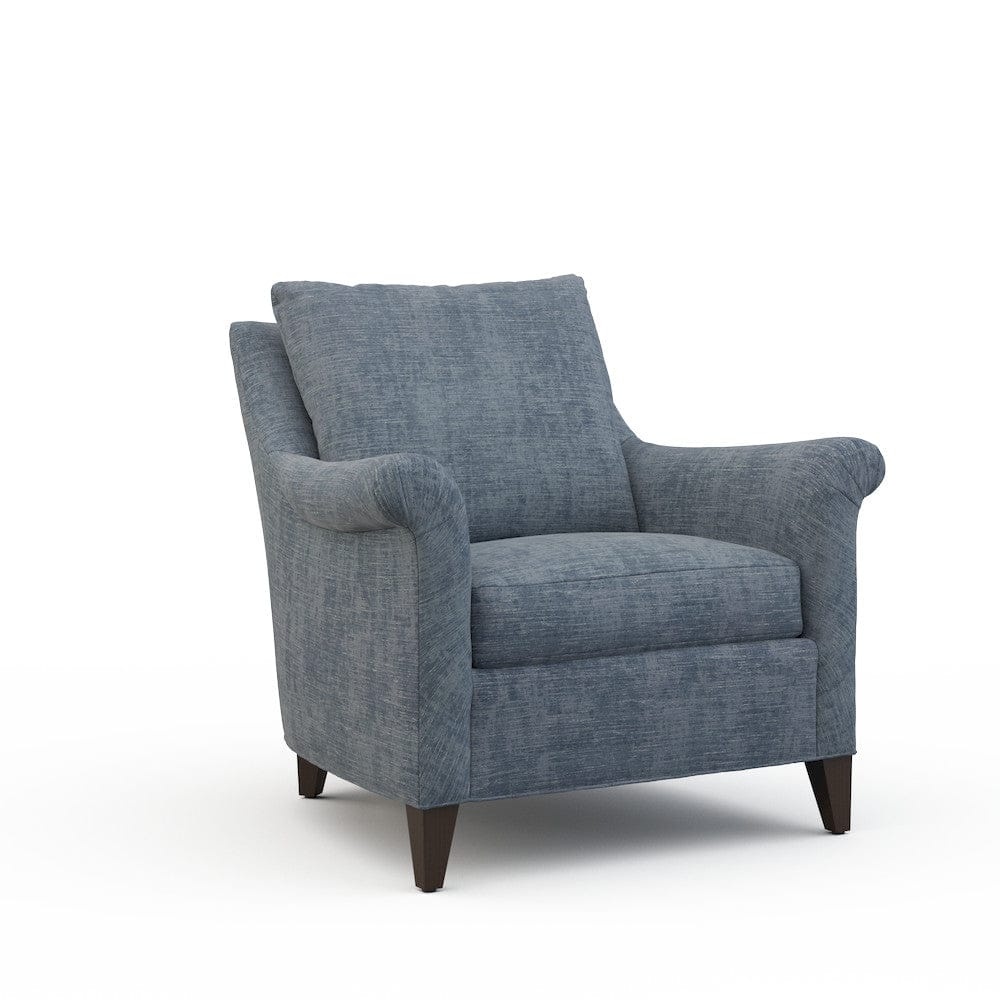 Lillian August - Milan Chair in Castine-Slate - LA7224C-Castine-Slate view 1