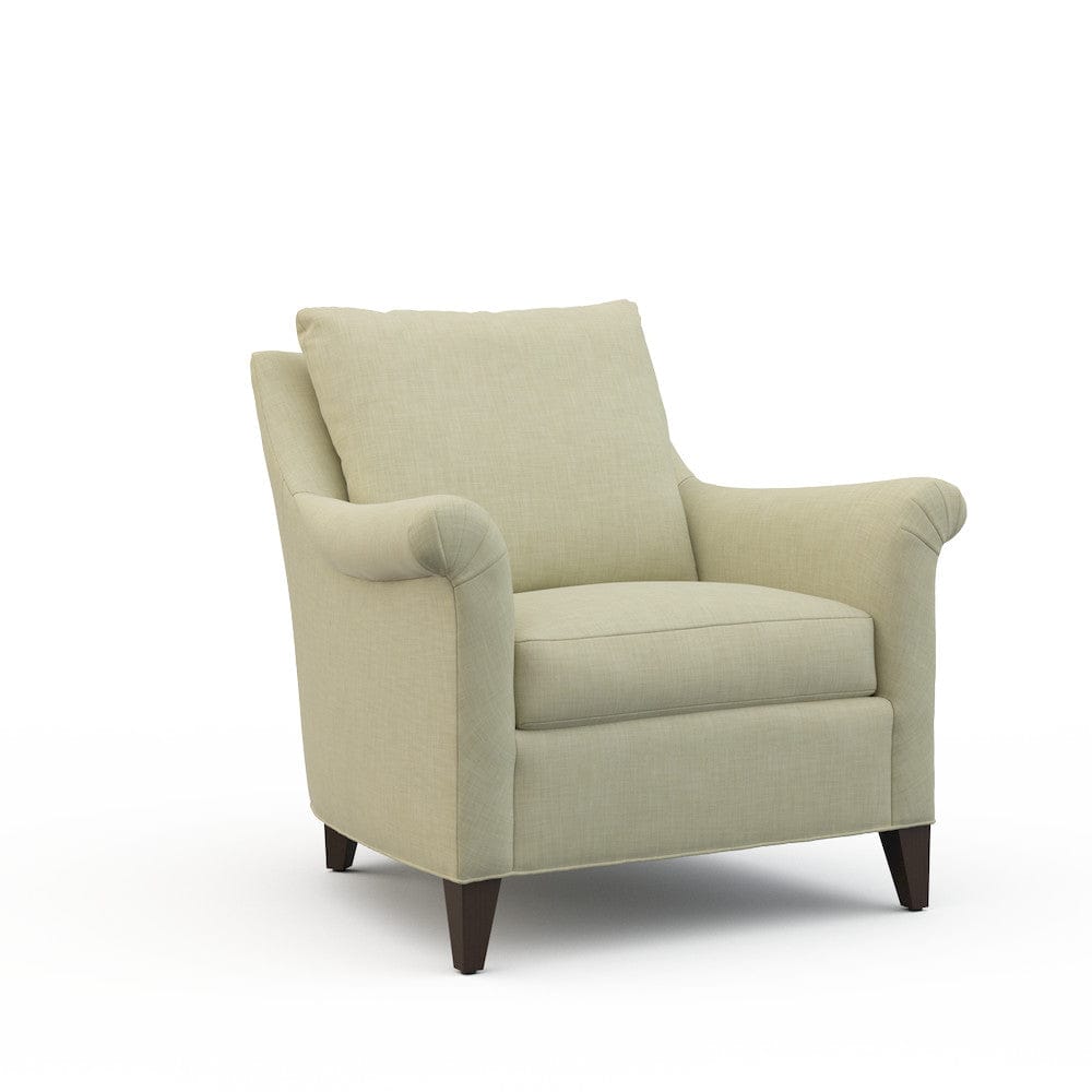 Lillian August - Milan Chair in Crystal-Natural - LA7224C-Crystal-Natural view 1