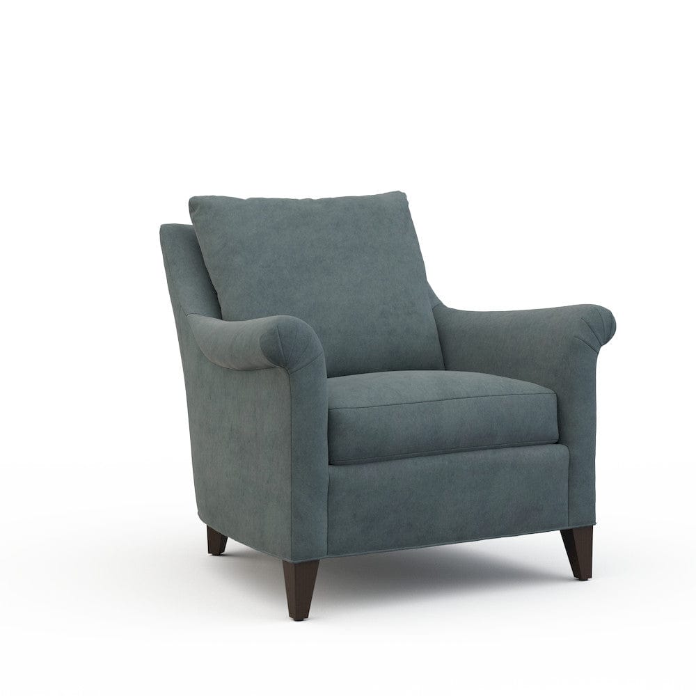 Lillian August - Milan Chair in Limestone-Blue - LA7224C-Limestone-Blue view 1