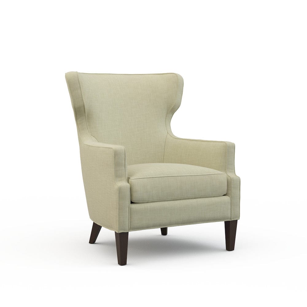 Lillian August - Paolo Chair in Crystal-Natural - U123-C1-Crystal-Natural view 1