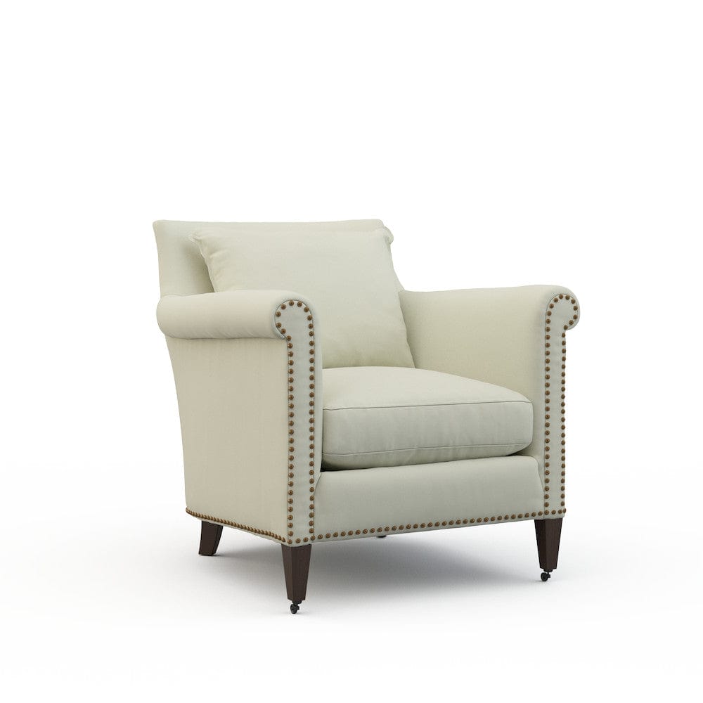 Lillian August - Paris Chair in Heather-White - LA7116C-Heather-White view 1
