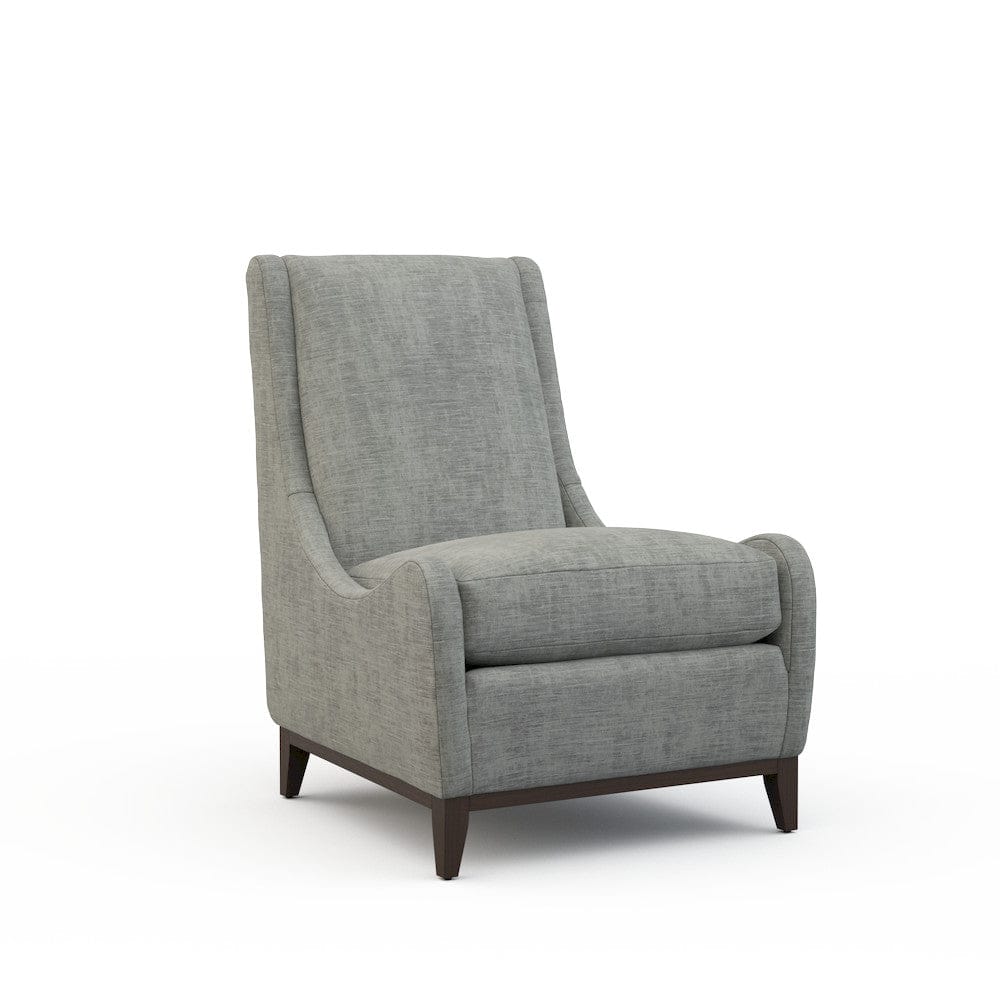 Lillian August - Pierre Armless Chair in Castine-Grey - LA3127AC-Castine-Grey view 1