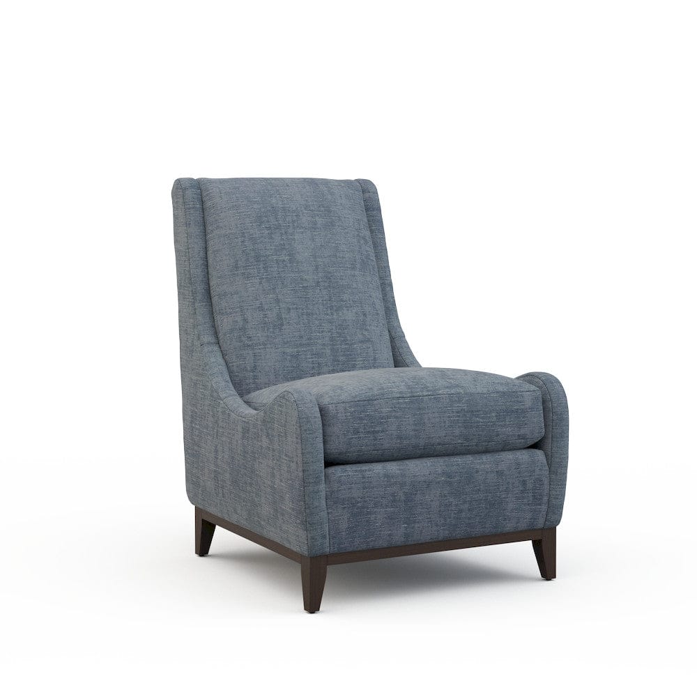 Lillian August - Pierre Armless Chair in Castine-Slate - LA3127AC-Castine-Slate view 1