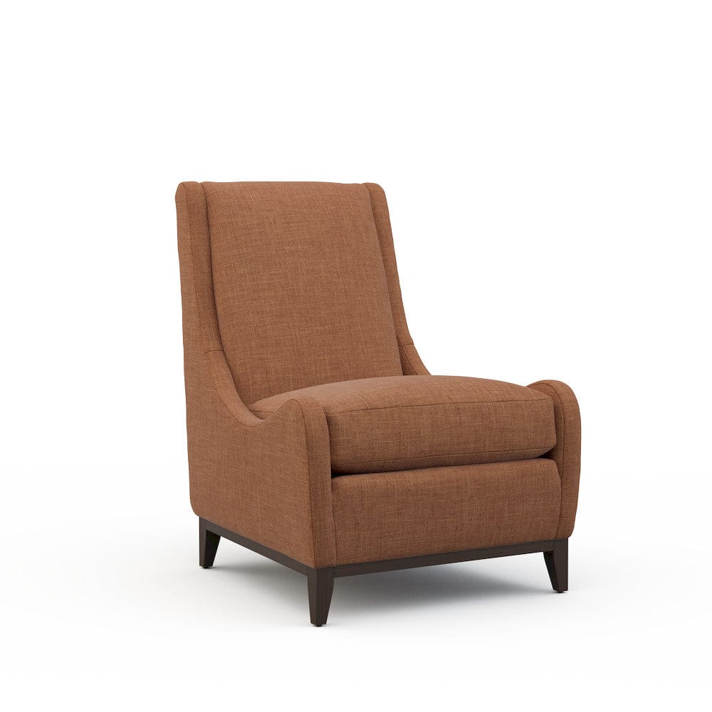Lillian August - Pierre Armless Chair in Crystal-Orange - LA3127AC-Crystal-Orange view 1