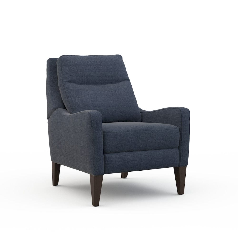 Lillian August - Ponti Recliner in Cristo-Blue - U667-C1-Cristo-Blue view 1
