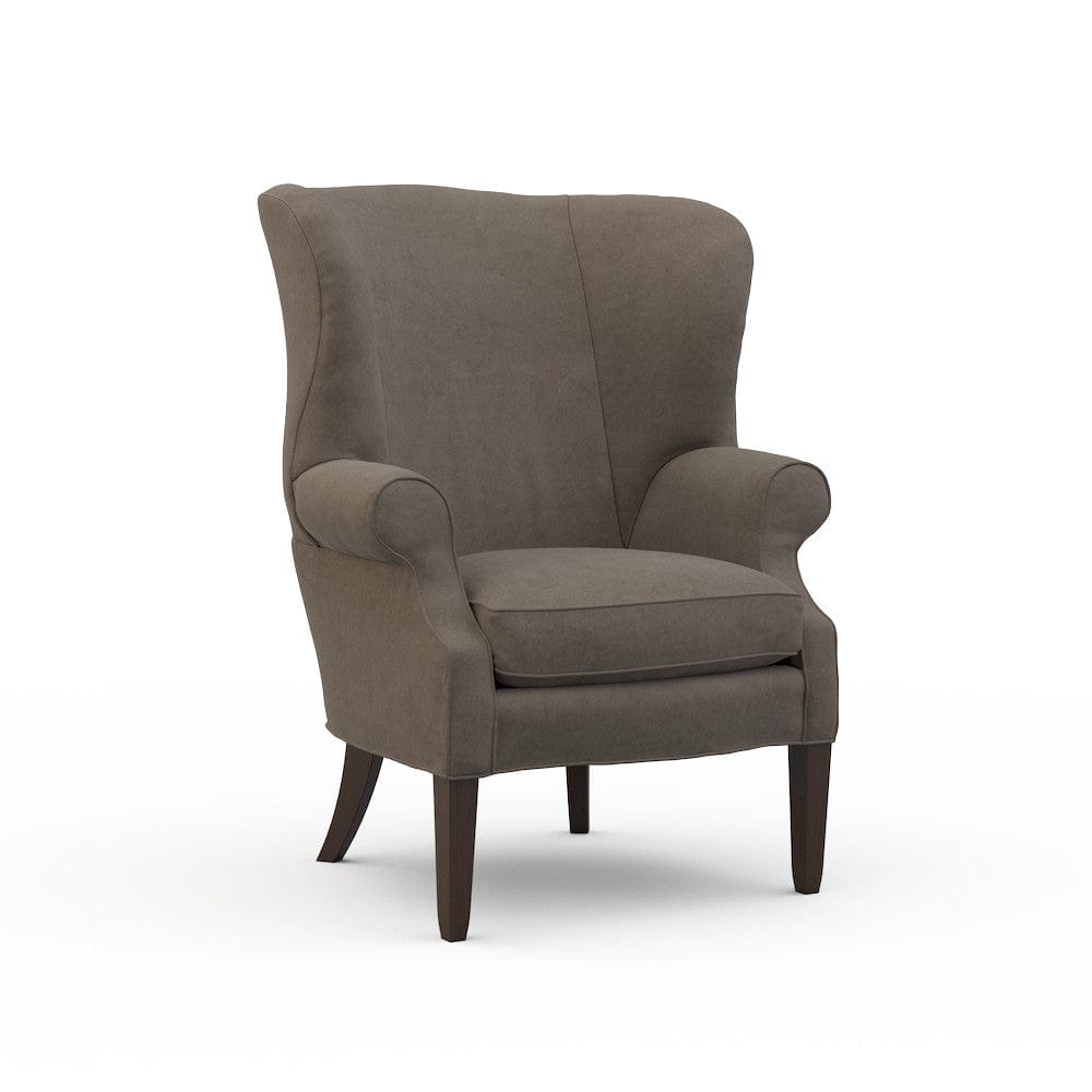 Lillian August - Preston Chair in Limestone-Charcoal - LA4046C-Limestone-Charcoal view 1
