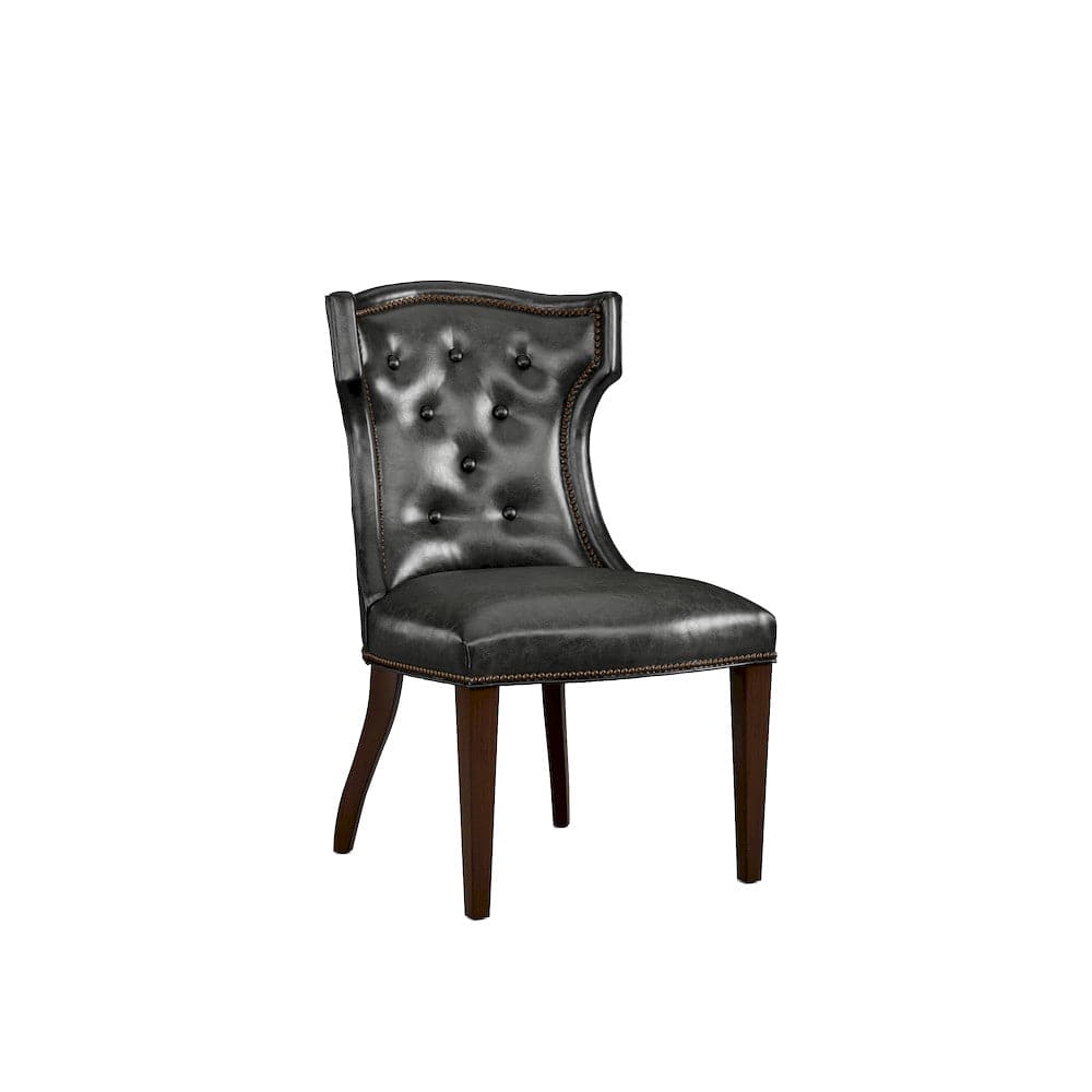 Lillian August - Quinn Armless Chair in Sauvage-Azure-White - LL3106AC-Sauvage-Azure-White view 1
