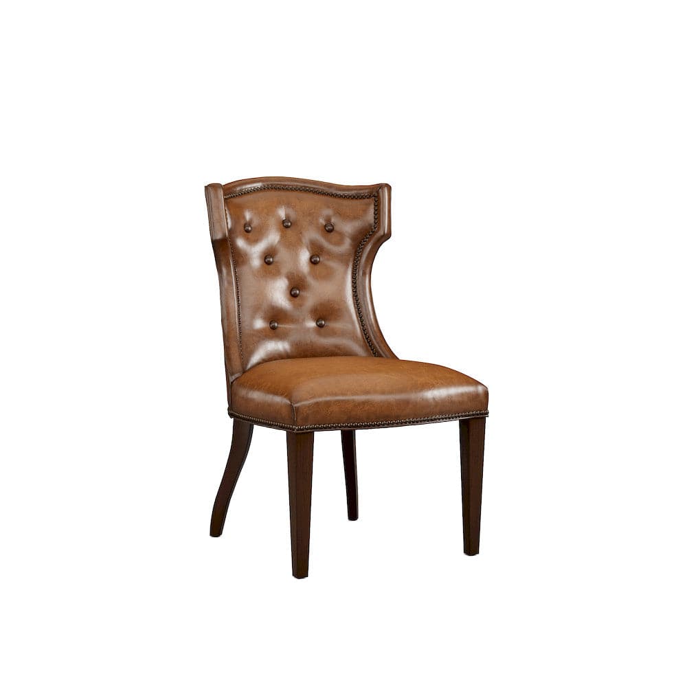 Lillian August - Quinn Armless Chair in Sauvage-Bark-White - LL3106AC-Sauvage-Bark-White view 1
