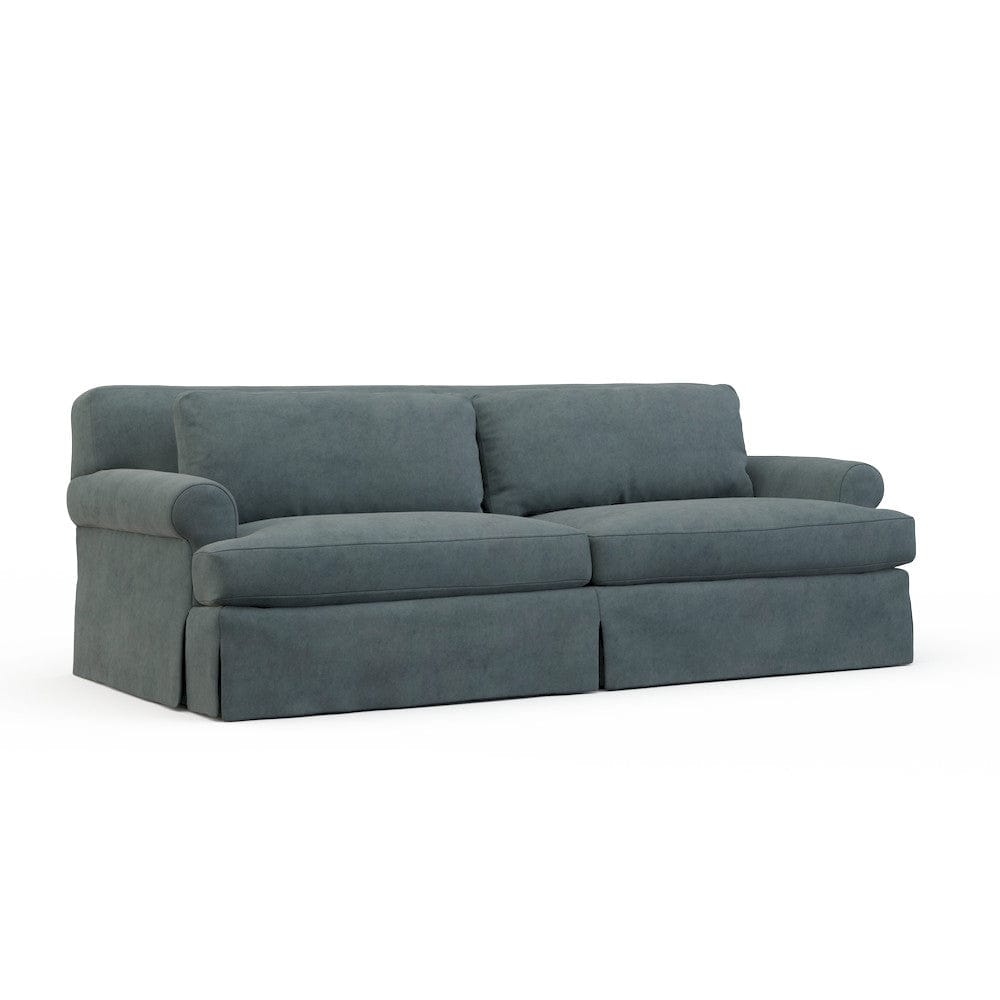 Lillian August - Russell Sofa in Limestone-Blue - LA7184S-Limestone-Blue view 1