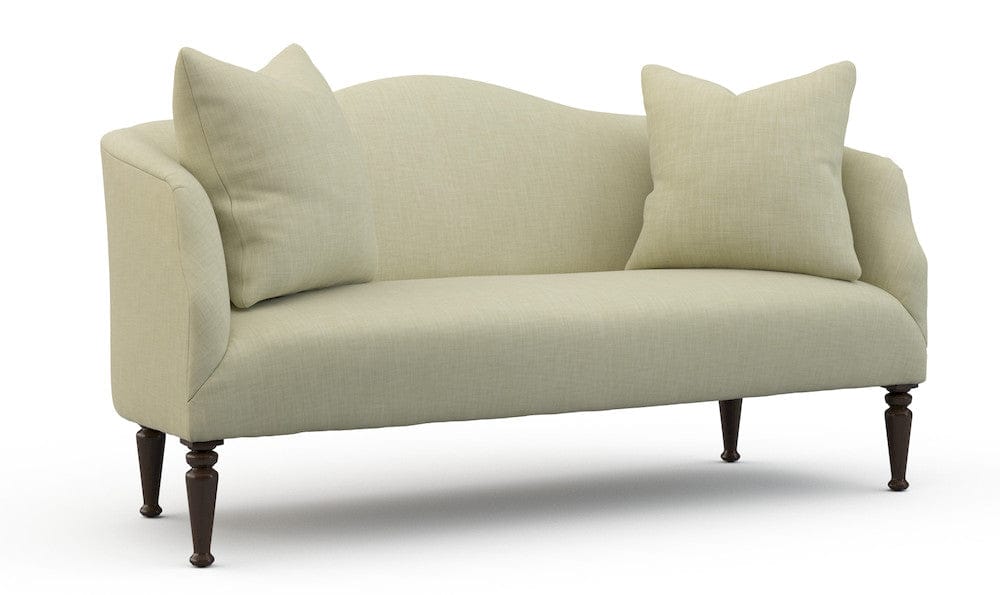 Lillian August - Stevie Settee in Crystal-Natural - LA5105L-Crystal-Natural view 1