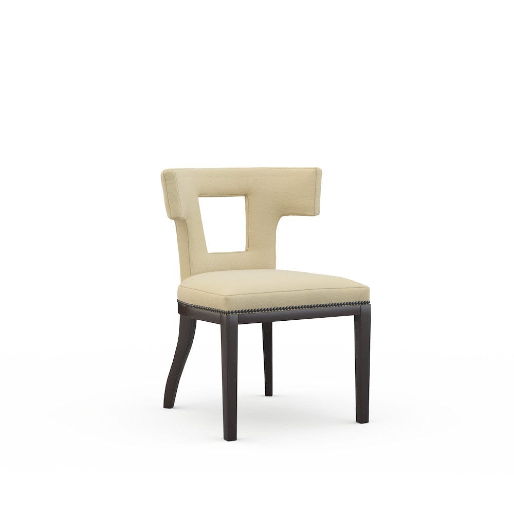 Lillian August - Thanos Chair in Heather-White - LA3107AC-Heather-White view 1
