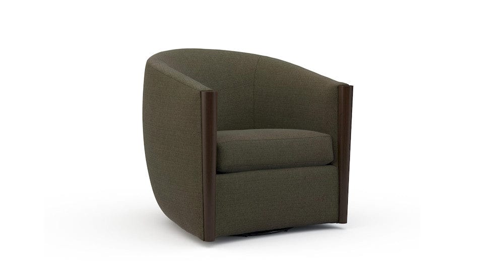 Lillian August - Wilson Swivel Chair in Cristo-Brown - LA4127C-Cristo-Brown view 1