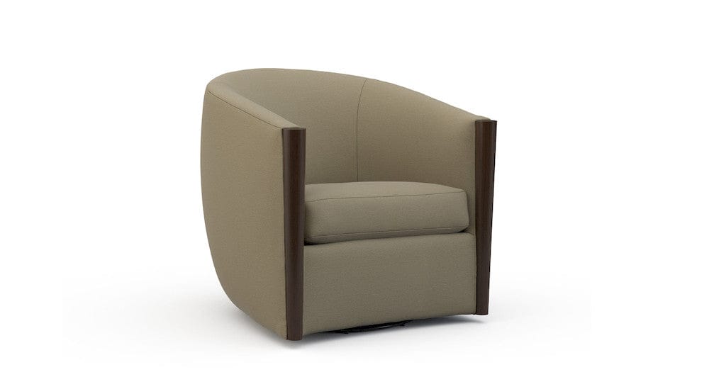 Lillian August - Wilson Swivel Chair in Cristo-Camel - LA4127C-Cristo-Camel view 1
