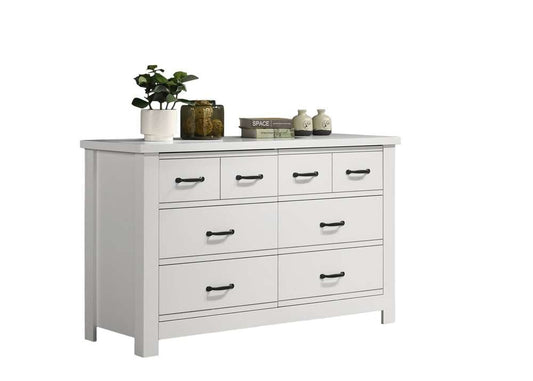 Lilola Home - Cassini White 6-Drawer Dresser - 58901DR veiw 2