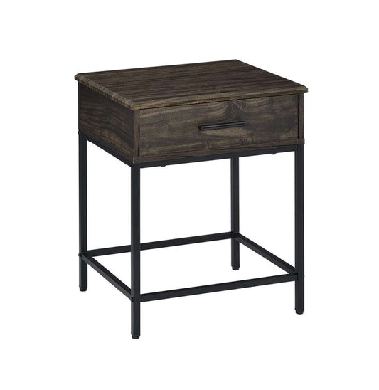 Lilola Home - Cliff MDF Brown End Table - 98043 veiw 2