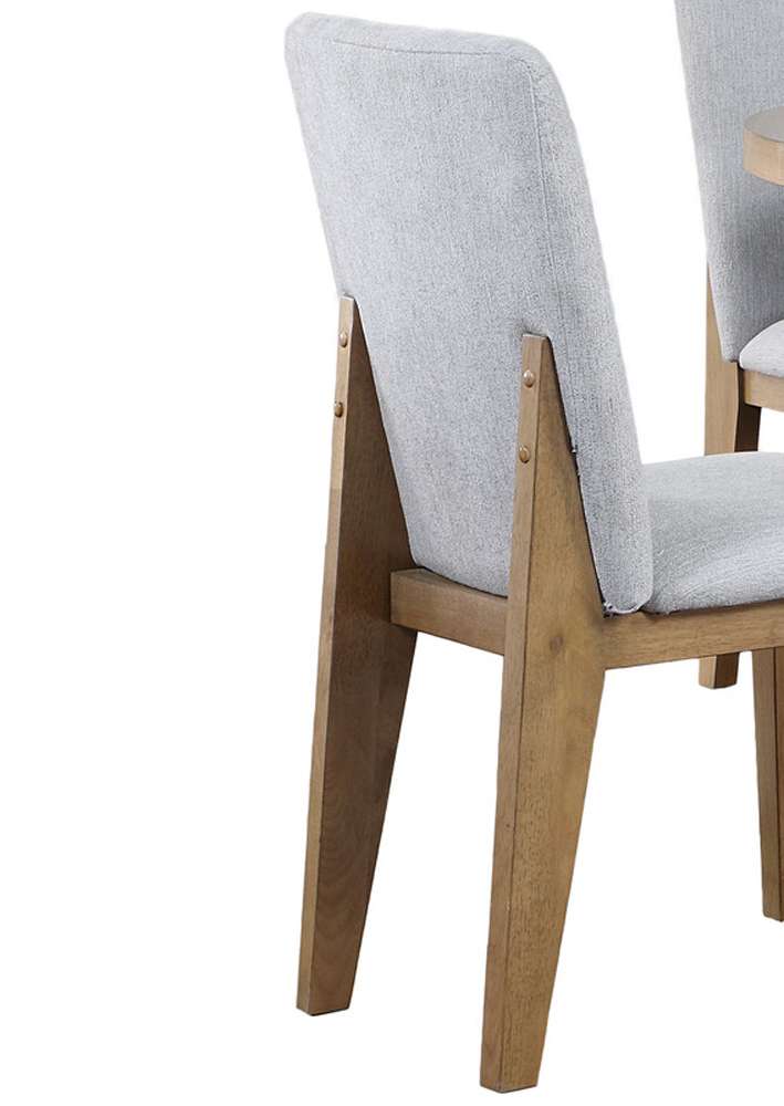 Lilola Home - Delphine - Gray Linen Fabric Dining Chair (Set of 2) - 30021 veiw 4