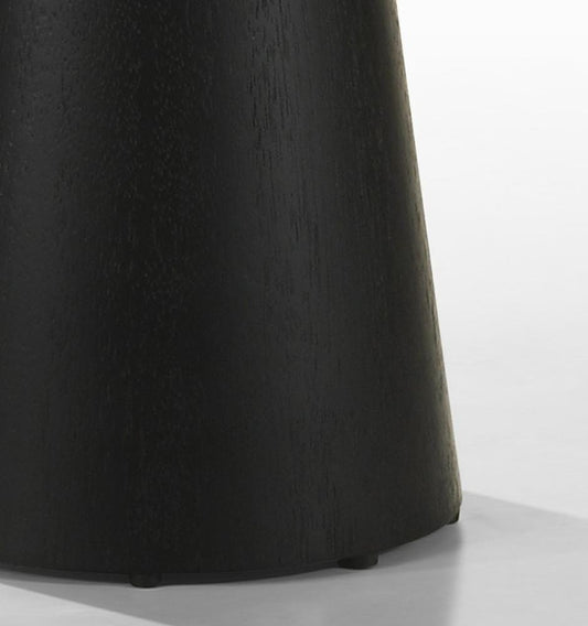 Lilola Home - Grantham Black 20inW Round Console Table with Pedestal Base - 798046 veiw 2