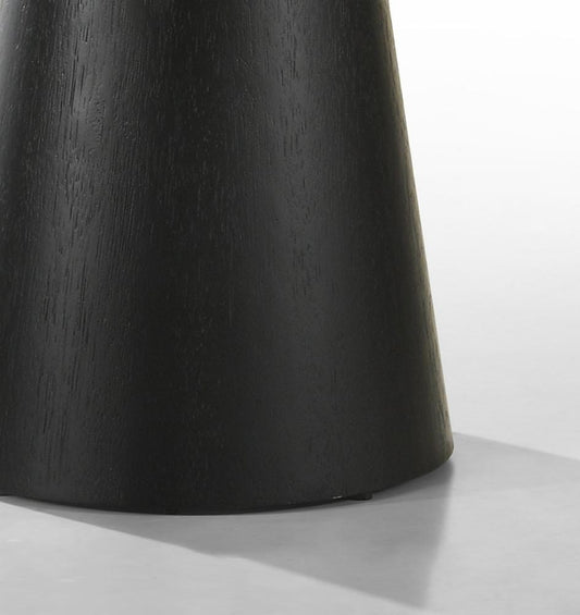 Lilola Home - Grantham Black 29inW Round Coffee Table with Pedestal Base - 798044 veiw 2