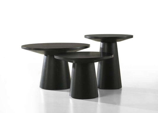 Lilola Home - Jasper Ebony Black 3-Piece Coffee, End, & Console Table Set - 98044-SET veiw 2