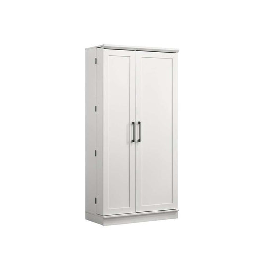 Lilola Home - Lincoln White Storage Cabinet with Swing-Out Storage Door - 96003 veiw 2