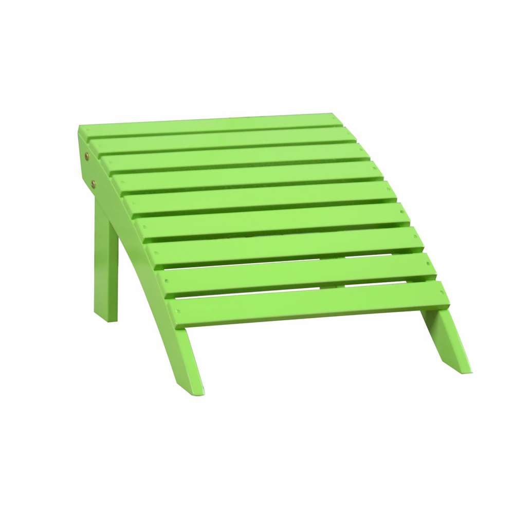 Linon Home Decor - Adirondack Ottoman Green - 980713GRN01 veiw 1