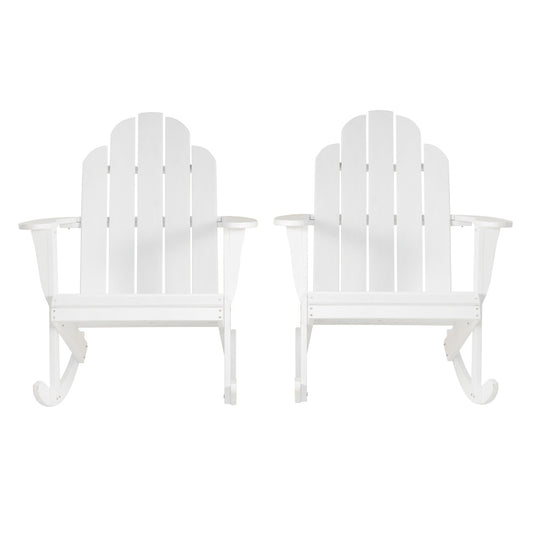 Linon Home Decor - Adirondack White Rocking Chair Set of 2 - OD66WHT01KD2PK view 2