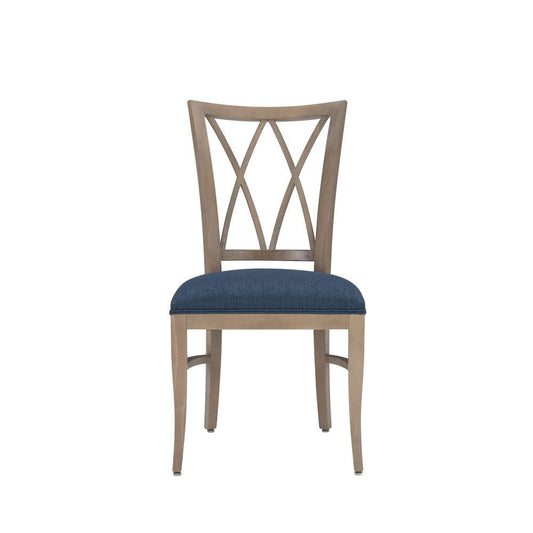 Linon Home Decor - Andes Chair Nat Blue (Set of 2) - CH284NATBLU02ASU veiw 2
