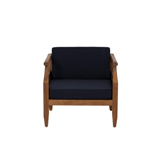 Linon Home Decor - Arlen Outdoor Club Chair Navy Blue - ODNH15BLU01BU view 2