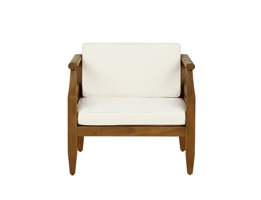 Linon Home Decor - Arlen Outdoor Club Chair - ODNH15BRN01BU view 2