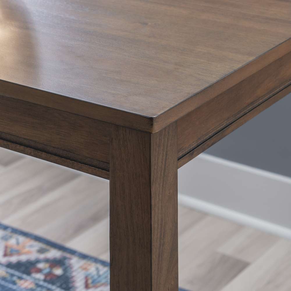 Linon Home Decor - Claridge 36 Inch Counter Height Pub Table, Rustic Brown - CPT100RUS01U view 6