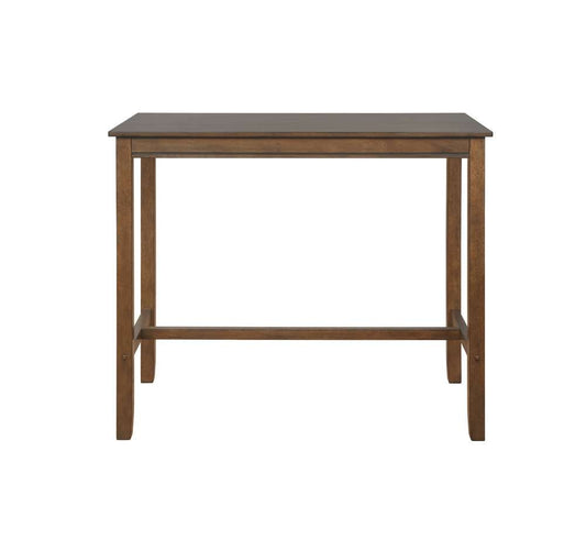 Linon Home Decor - Claridge 42 Inch Bar Height Pub Table, Rustic Brown - BPT100RUS01U veiw 2