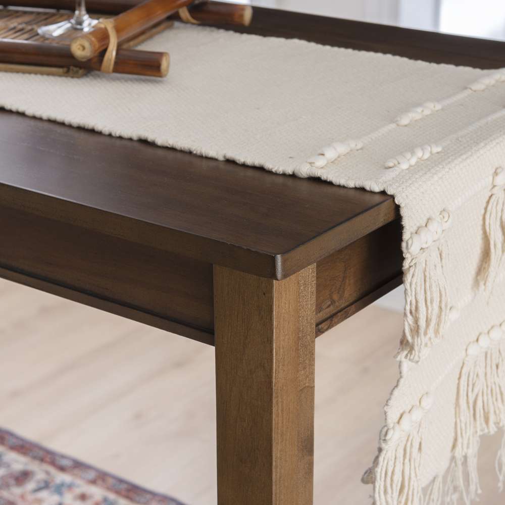 Linon Home Decor - Claridge 42 Inch Bar Height Pub Table, Rustic Brown - BPT100RUS01U veiw 6