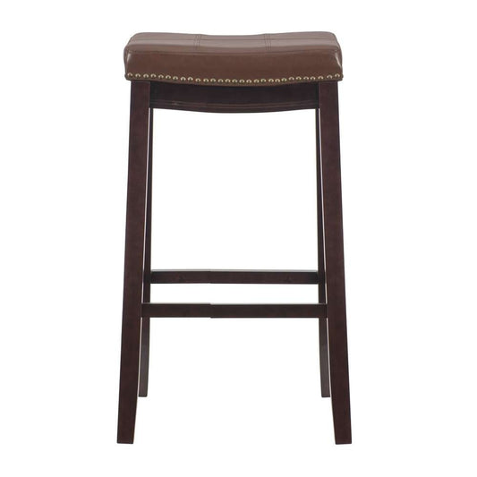 Linon Home Decor - Claridge Cognac Bar Stool - BS234COG01U veiw 2