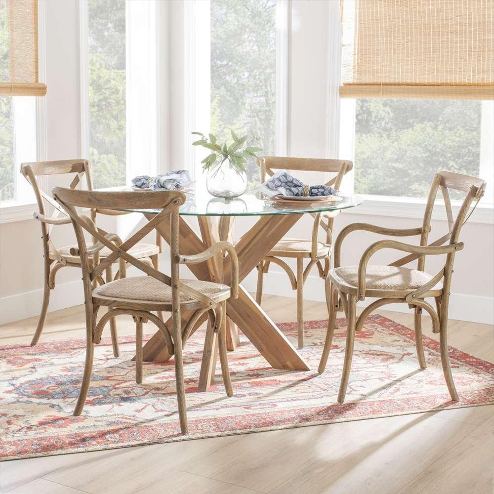 Linon Home Decor - Conelly Arm Chair Ash Gray - CH308GRY01ASU veiw 6