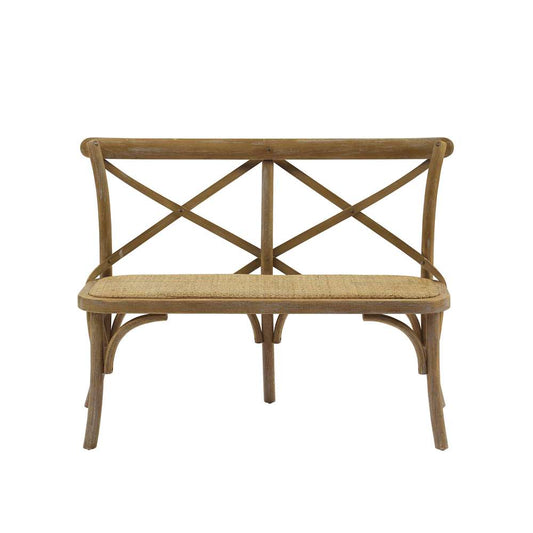 Linon Home Decor - Conelly Bentwood Bench, Brown - BH210GRY01ASU veiw 2