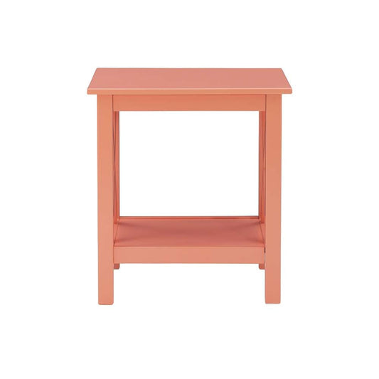 Linon Home Decor - Davis Coral End Table - DV67COR01U veiw 2