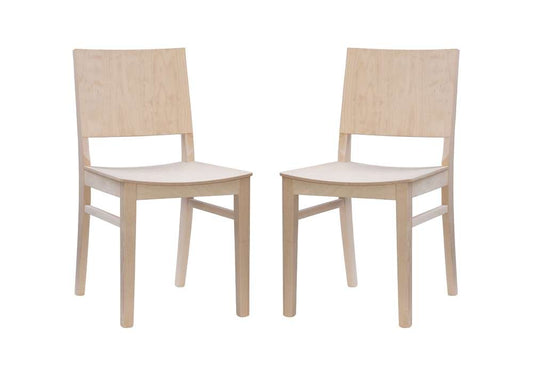 Linon Home Decor - Devin Side Chair Unfinished (Set of 2) - CH247UNFIN02ASU veiw 2