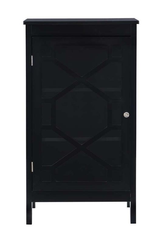 Linon Home Decor - Fetti Black Small Cabinet - FT117BLK01U veiw 2