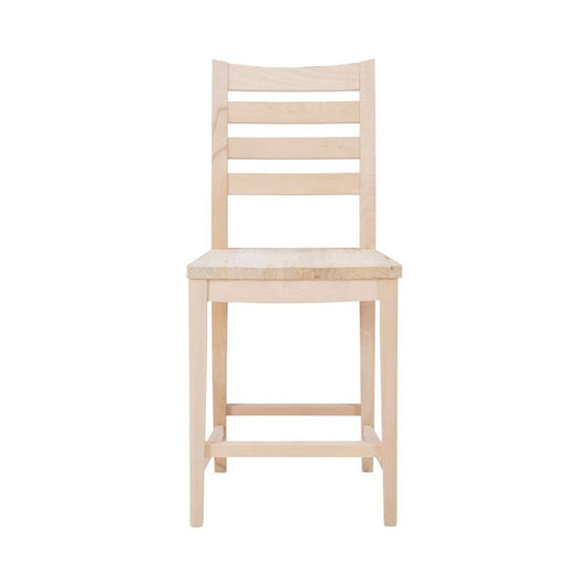 Linon Home Decor - Flynn Counter Stool Unfinished (Set of 2) - CS283UNFIN02ASU veiw 2