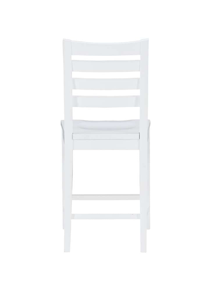 Linon Home Decor - Flynn Counter Stool White (Set of 2) - CS283WHT02ASU veiw 6