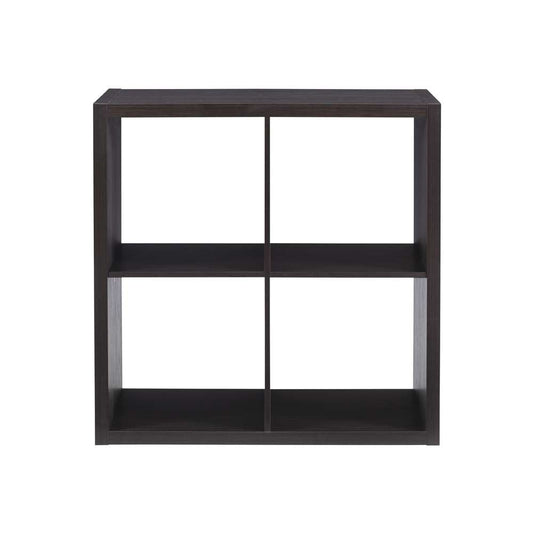 Linon Home Decor - Galli 4 Cubby Storage Cabinet Espresso - CB201ESP401 veiw 2