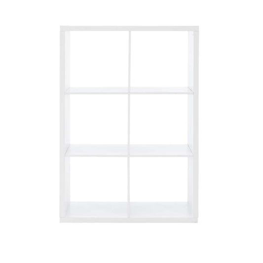 Linon Home Decor - Galli 6 Cubby Storage Cabinet White - CB202WHT601 veiw 2