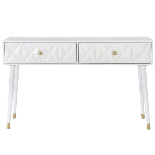 Linon Home Decor - Geo Console White - GE202WHT01AS veiw 2