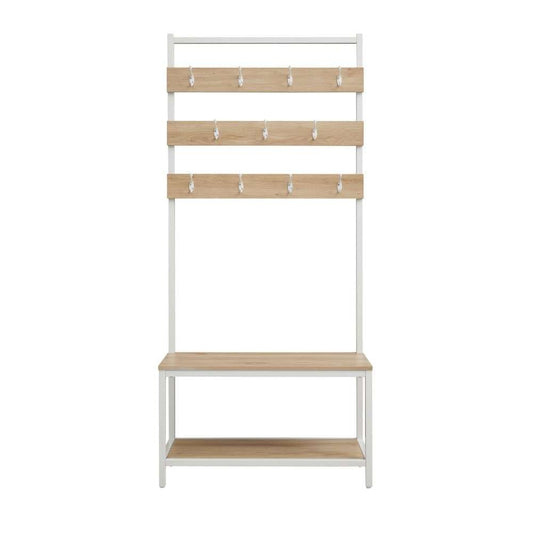 Linon Home Decor - Hayden Hall Tree White - BH203WHT01U veiw 2