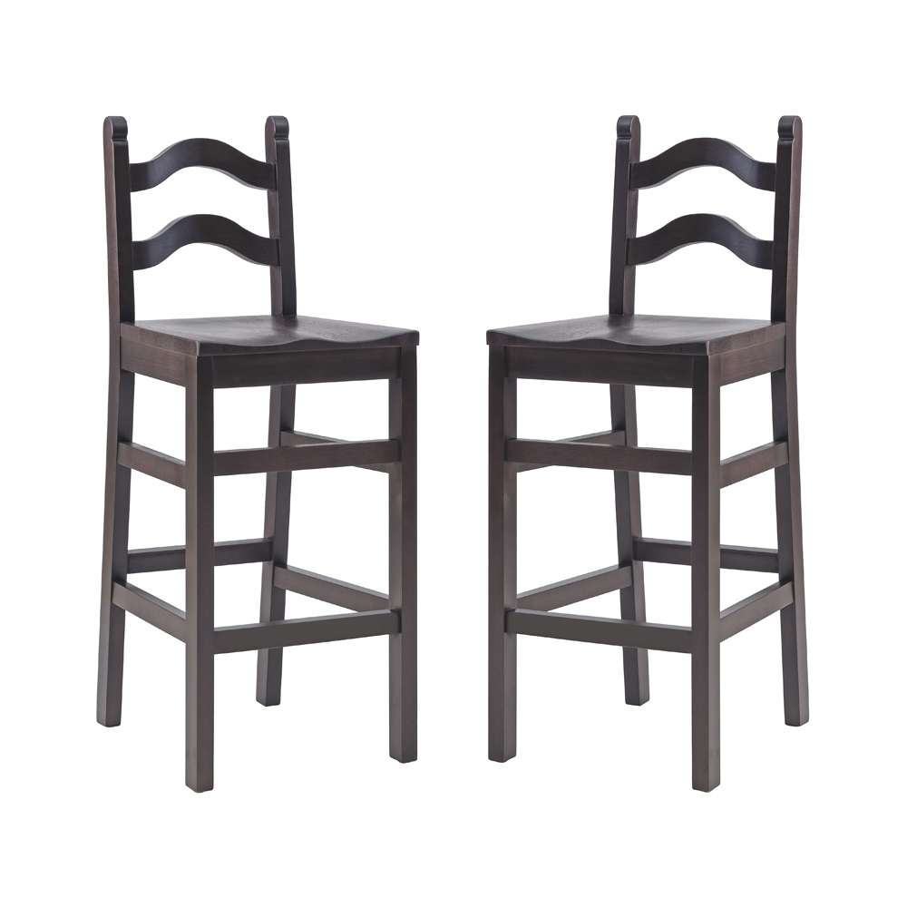 Linon Home Decor - Jocasta Barstool Brown (Set of 2) - BS311BRN02ASU veiw 6